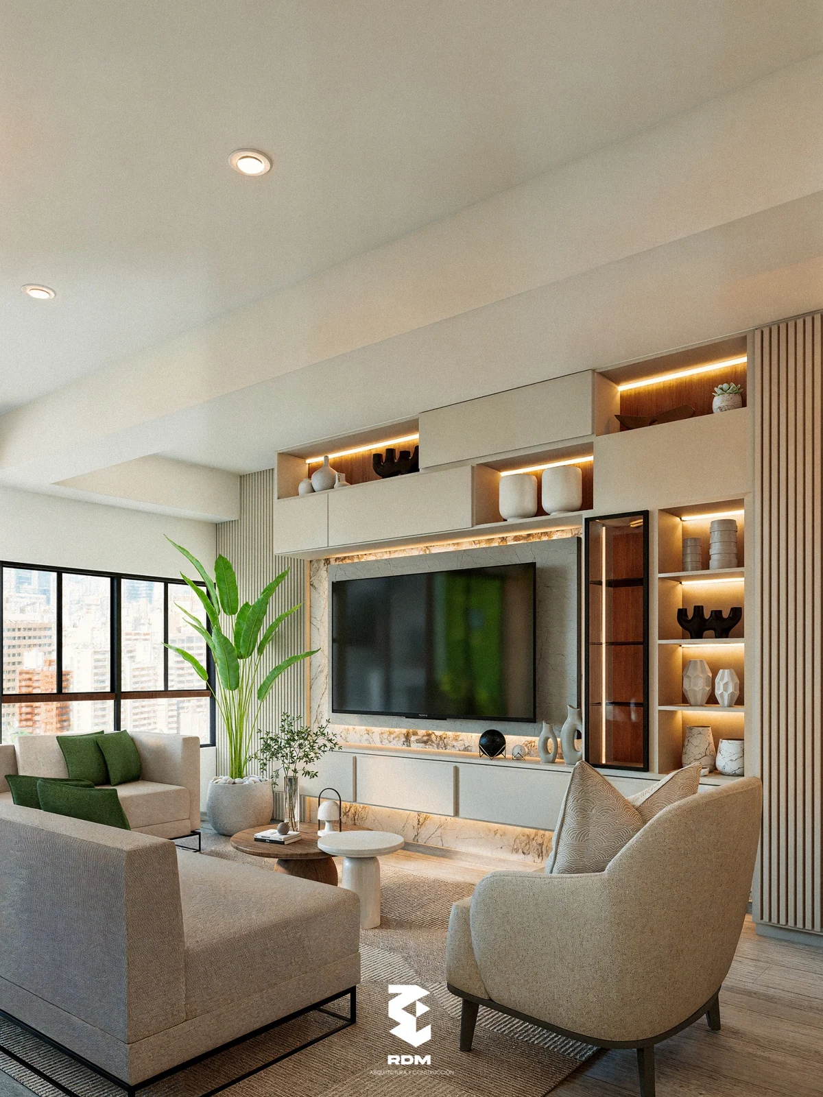 Interiores San Andrés: vista 1 del proyecto de RG Studio